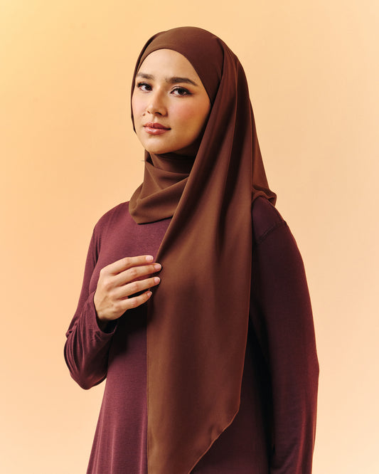 Naya Instant Triangle Shawl | Cocoa
