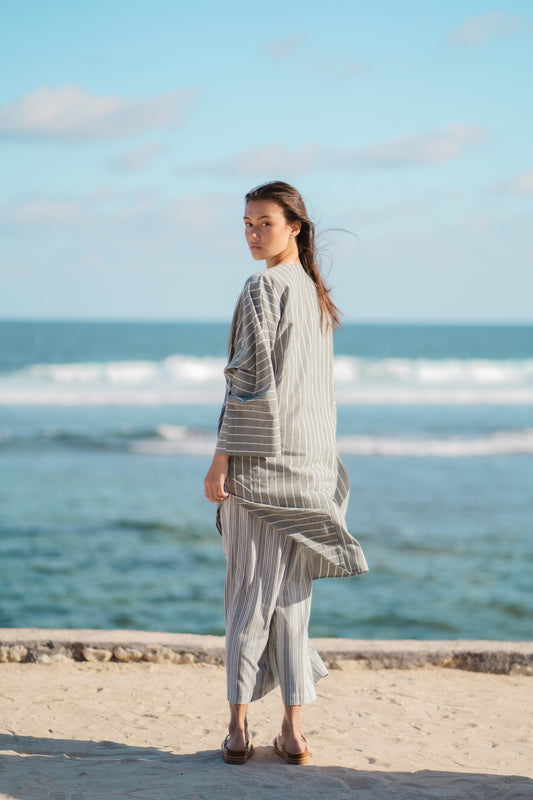 Isla Kimono Cardigan | Grey