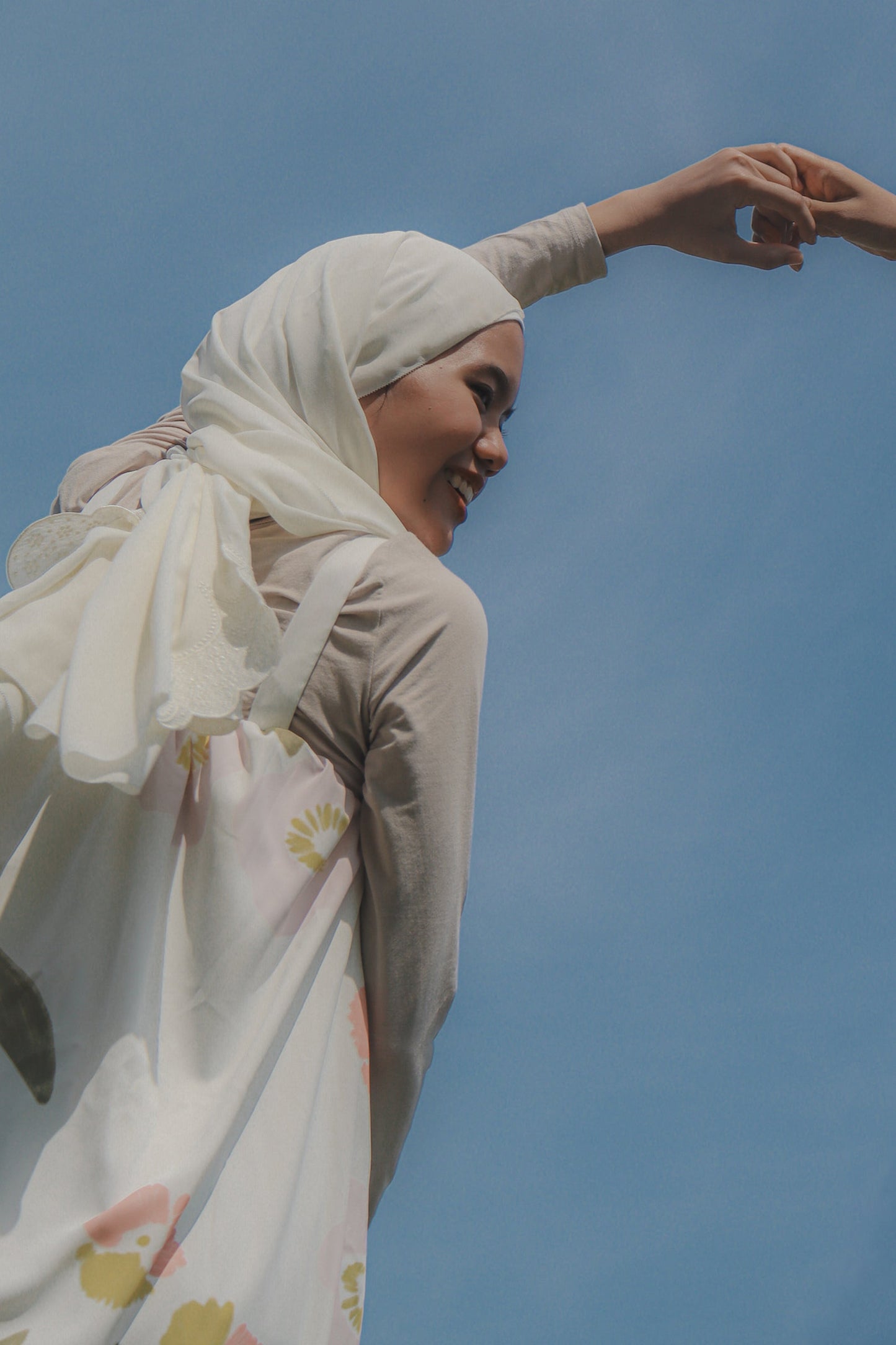 Lydia Printed Dress | Ivory