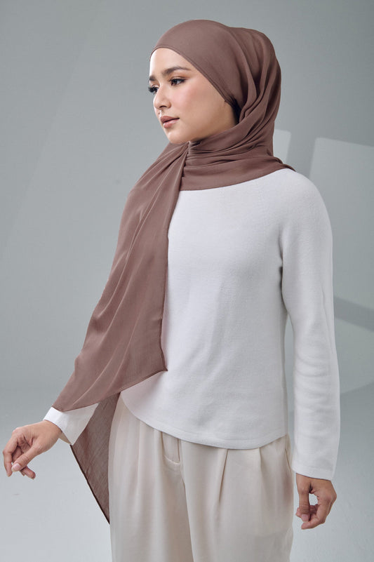 Naima Modal Shawl | Mocha
