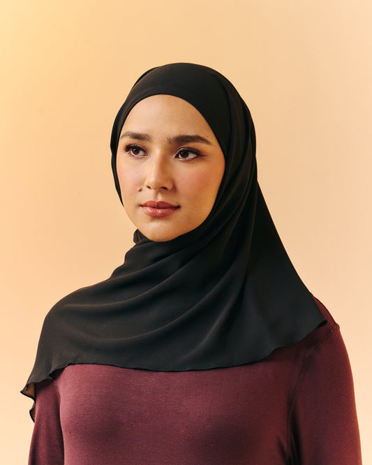 Naya Instant Triangle Shawl | Midnight