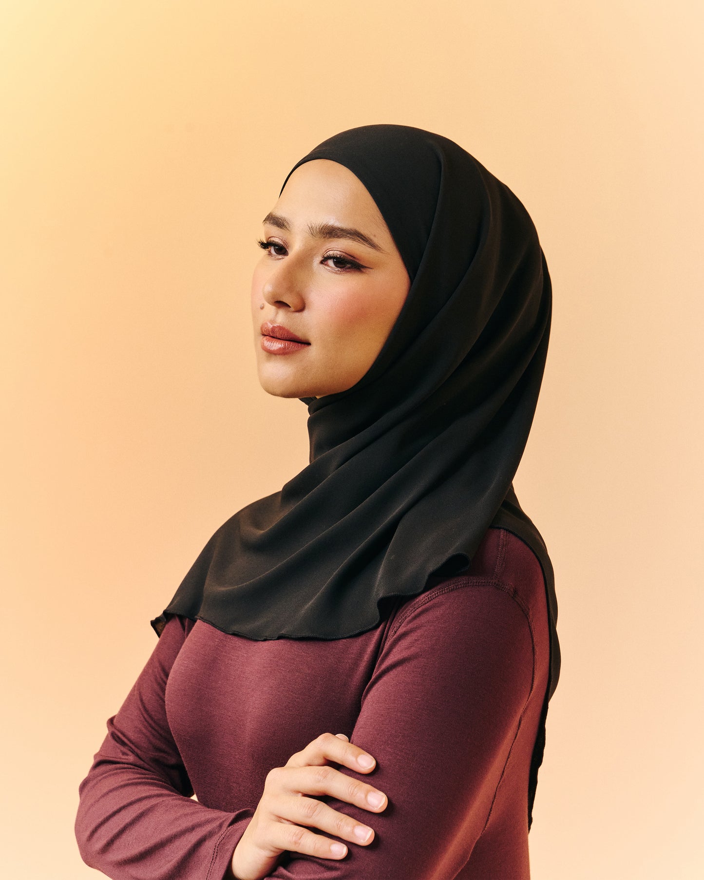 Naya Instant Triangle Shawl | Midnight
