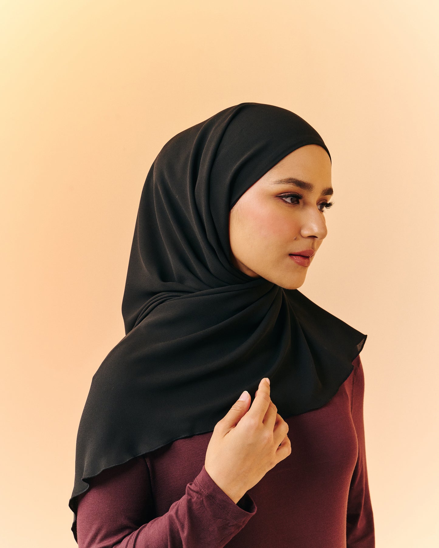 Naya Instant Triangle Shawl | Midnight
