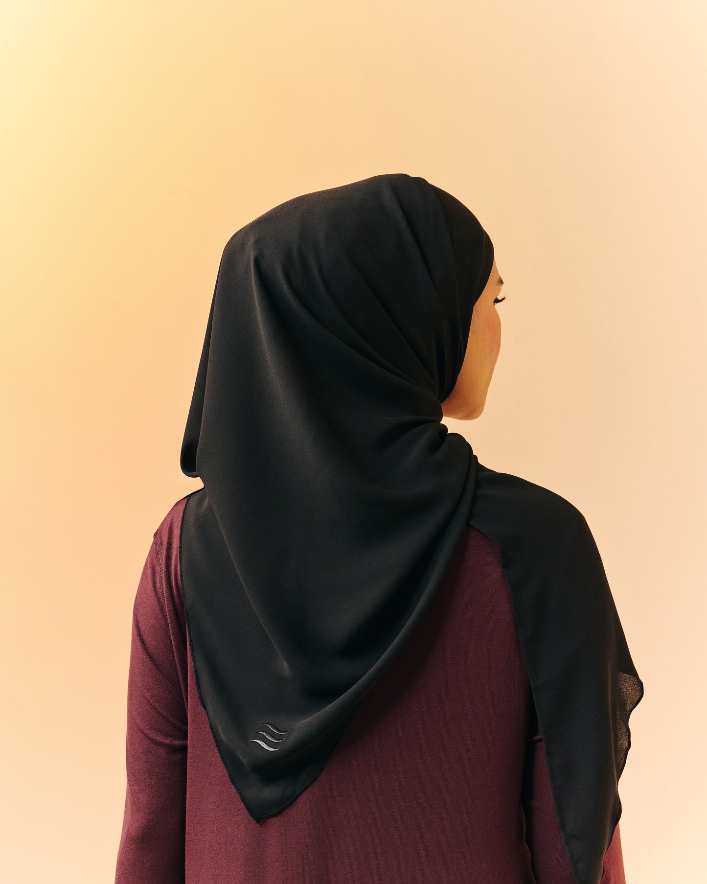 Naya Instant Triangle Shawl | Midnight