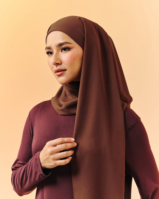Naya Instant Triangle Shawl | Cocoa