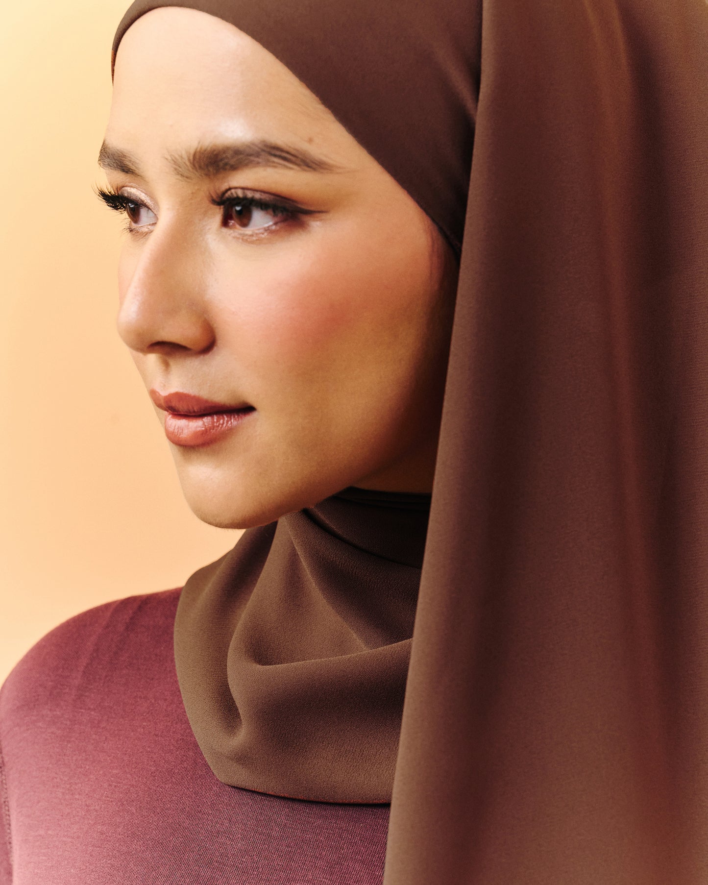 Naya Instant Triangle Shawl | Cocoa