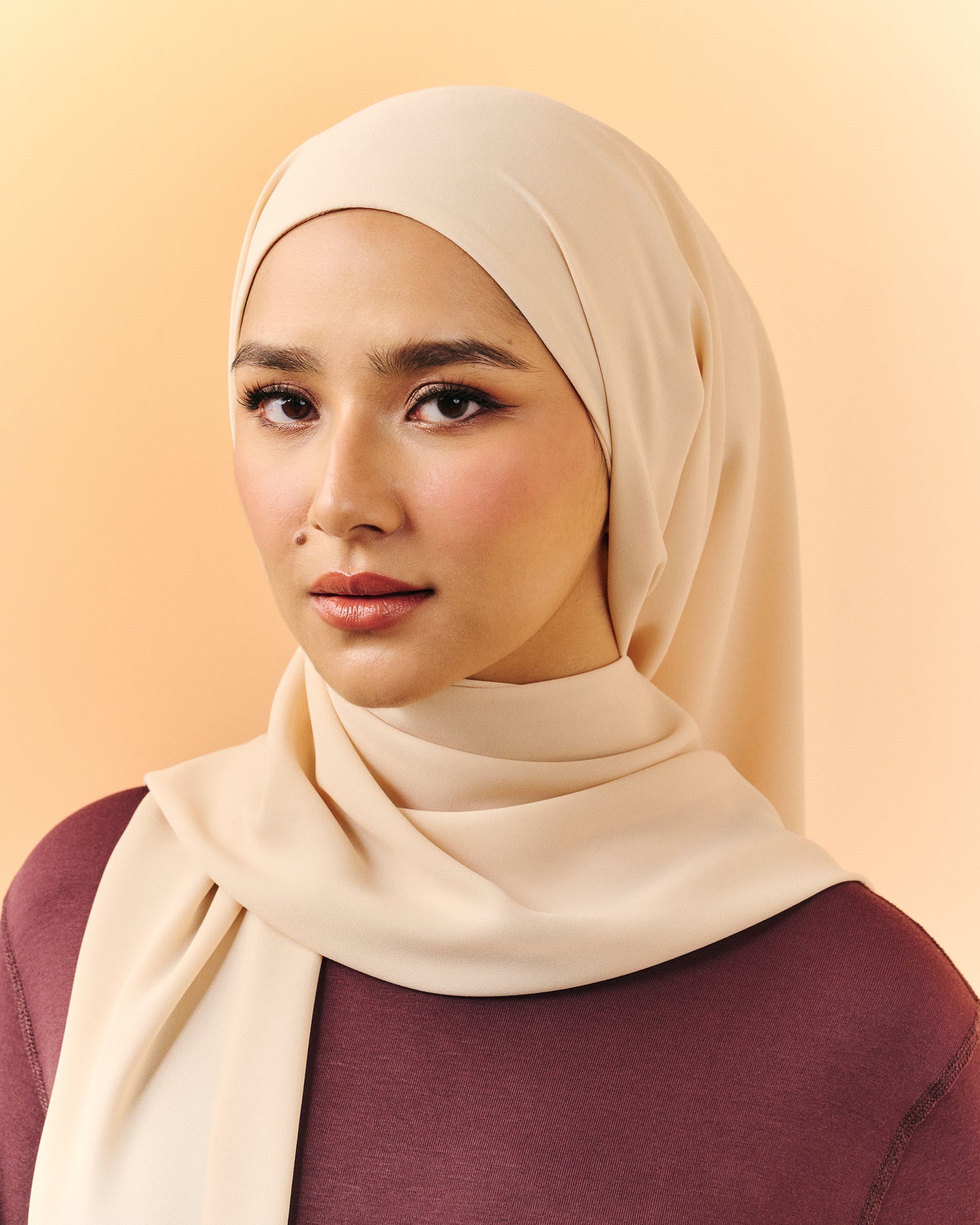 Naya Instant Triangle Shawl | Linen