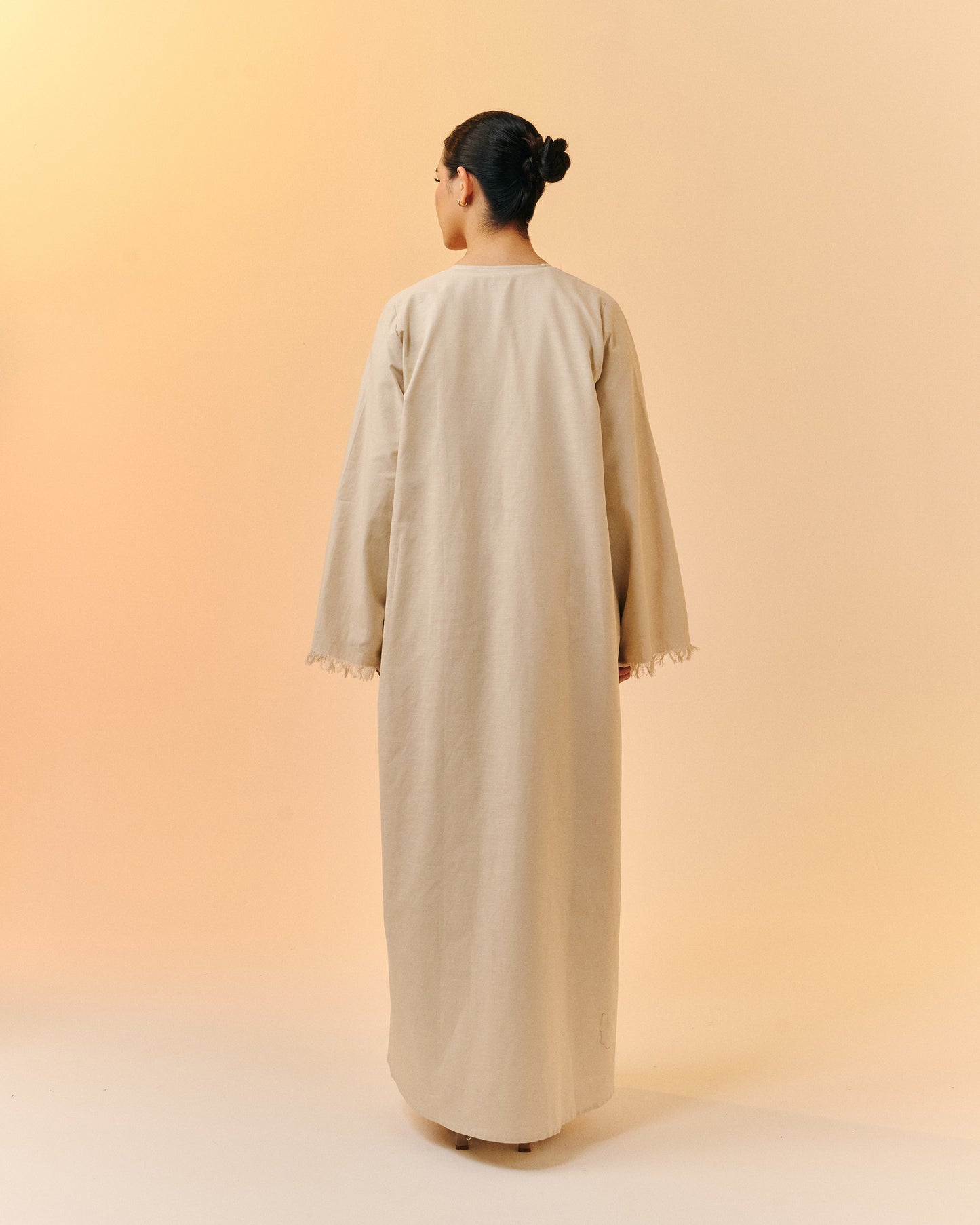 Sana Open Abaya | Desert