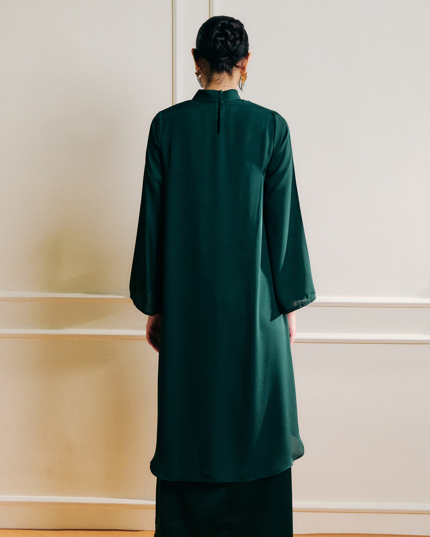 Calla Flow Dress | Emerald