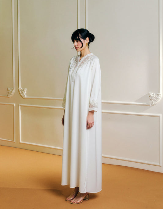 Dahlia Dress | Snow Drop