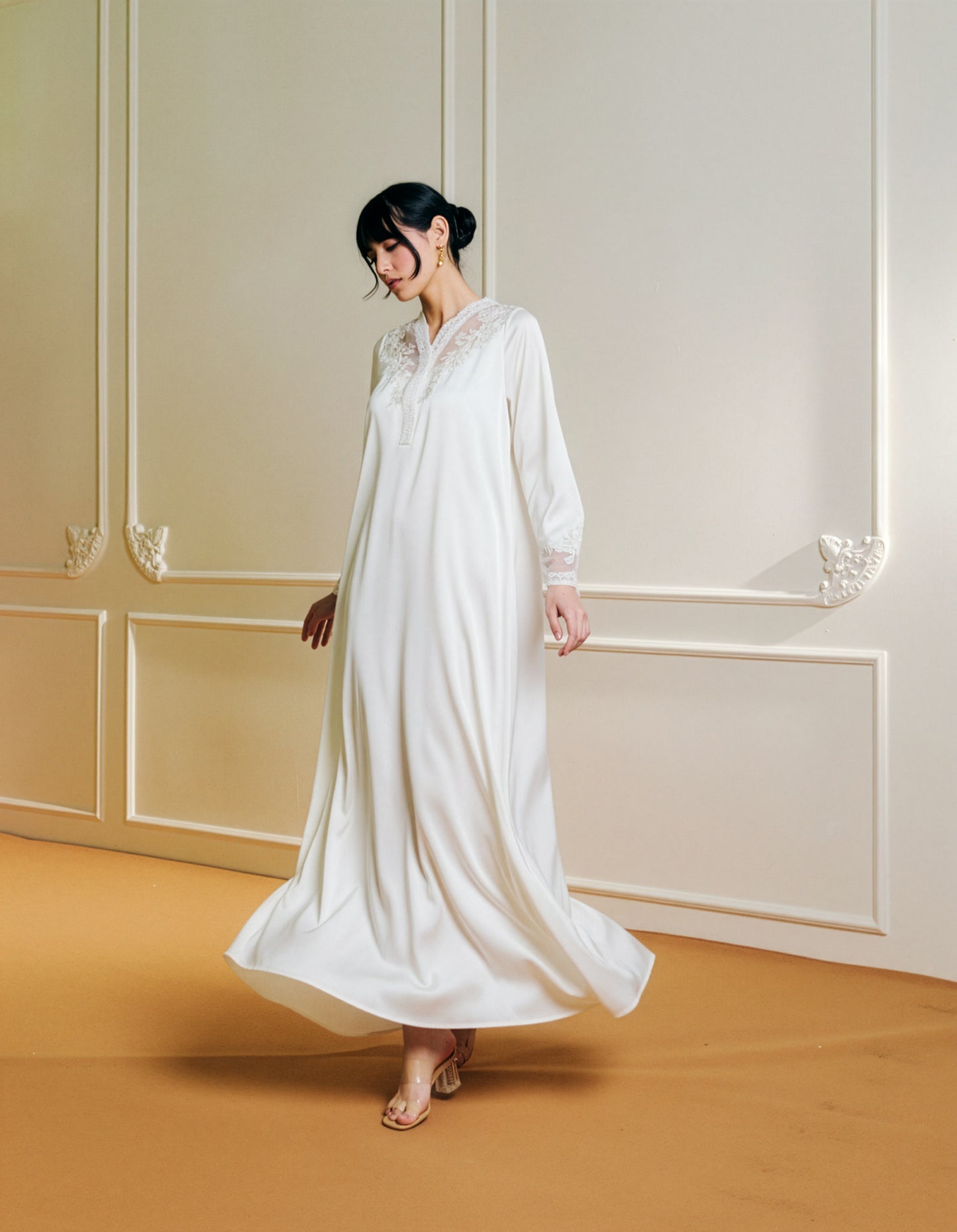 Dahlia Dress | Snow Drop
