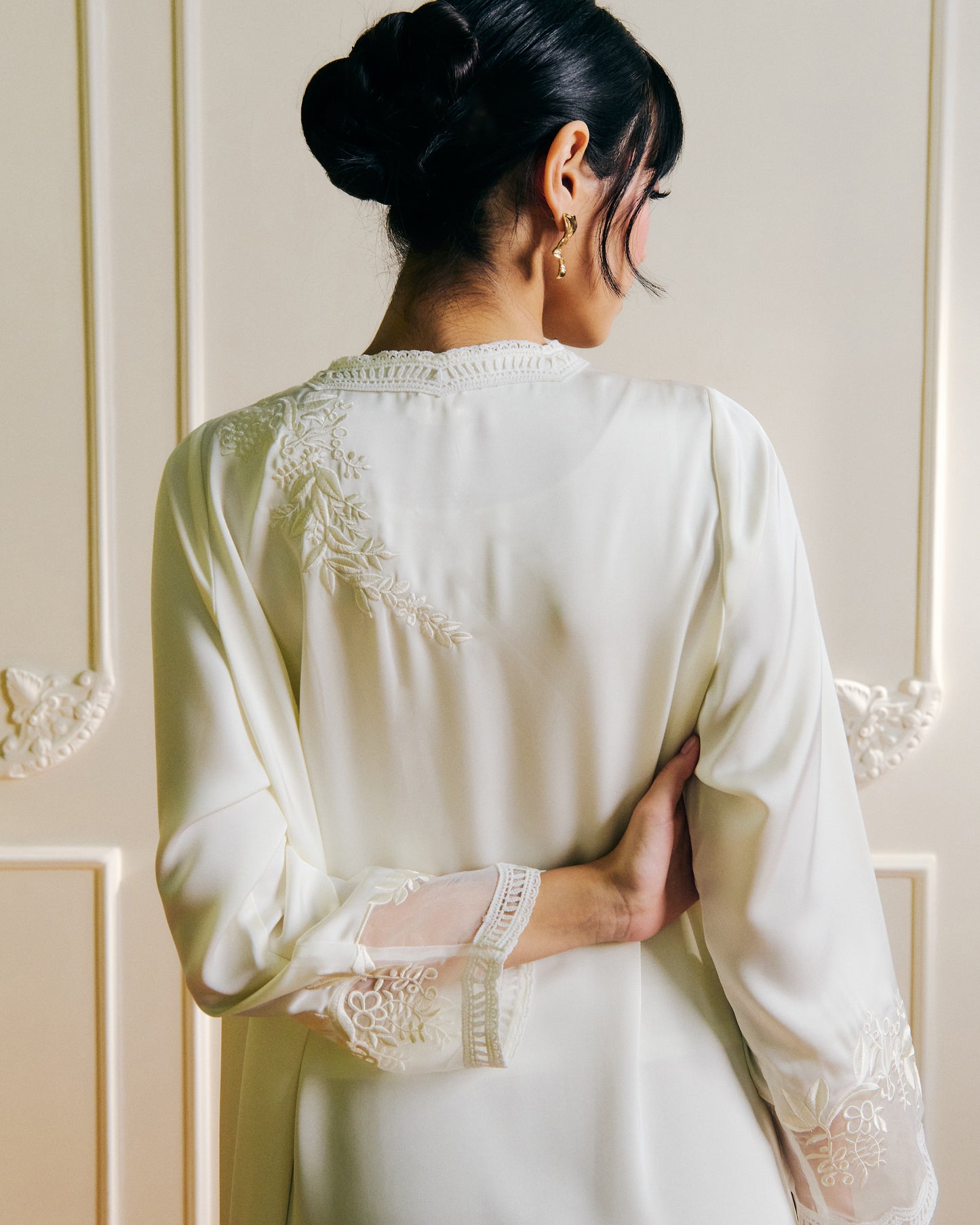 Dahlia Dress | Snow Drop