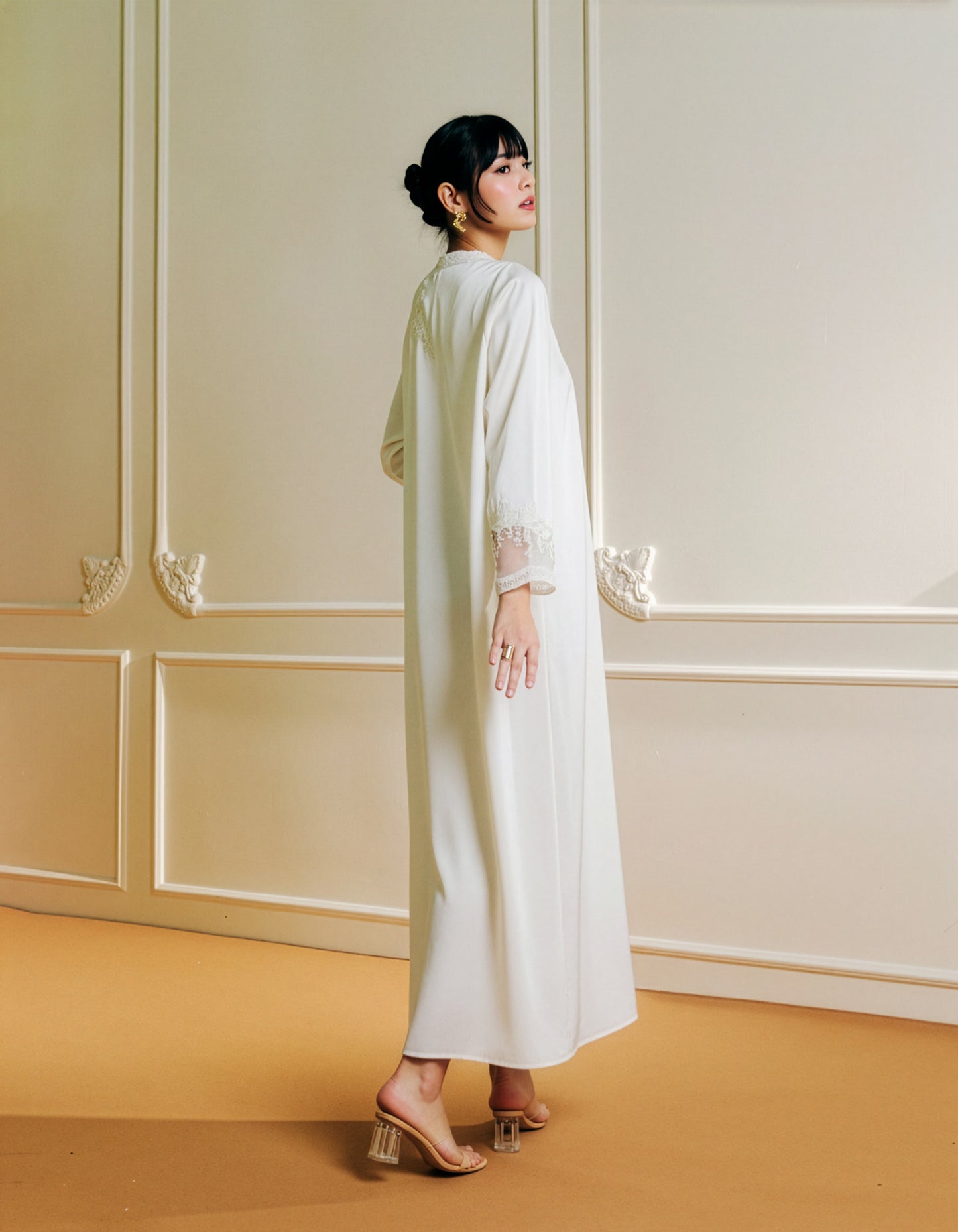Dahlia Dress | Snow Drop