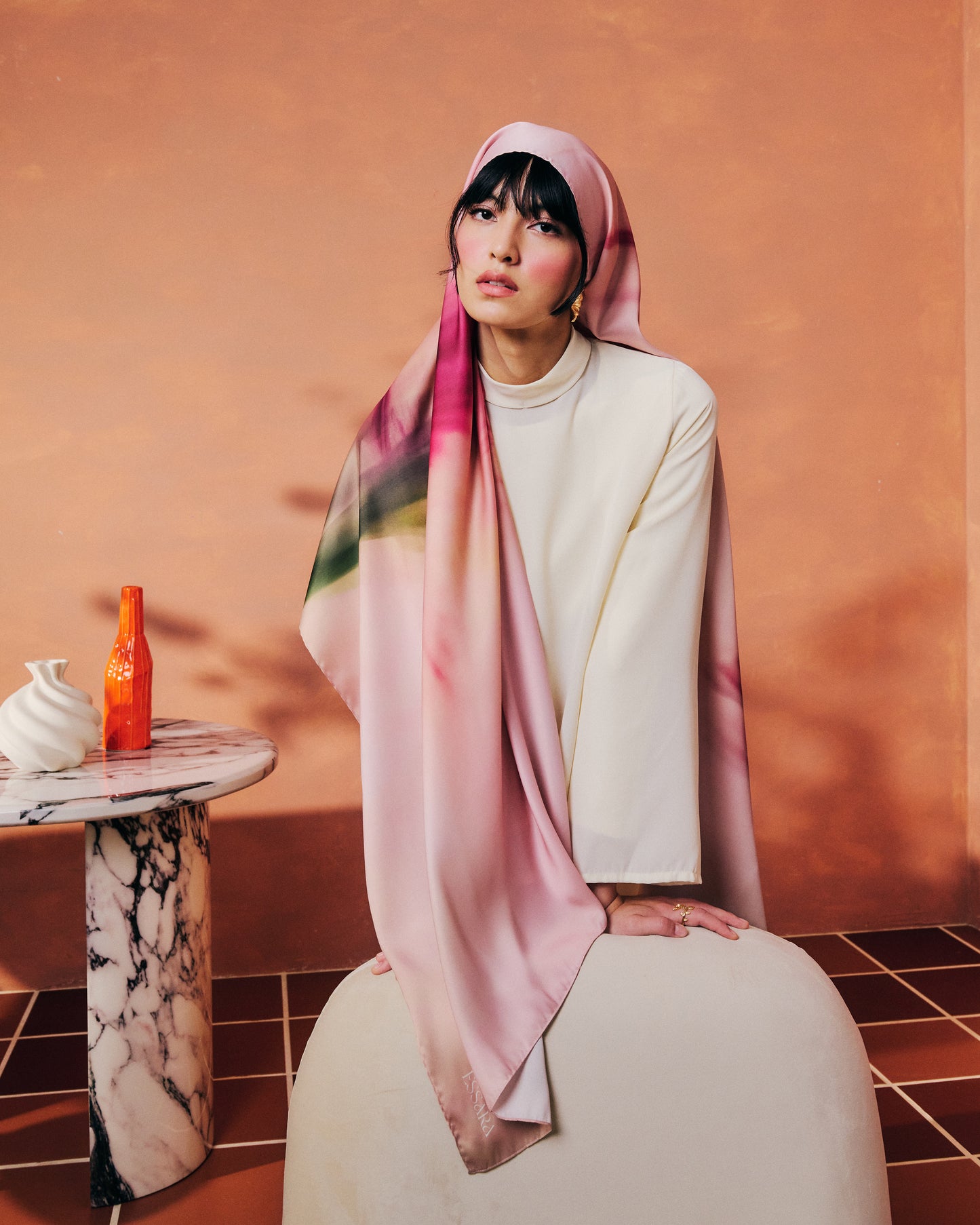 Camellia | Printed Shawl