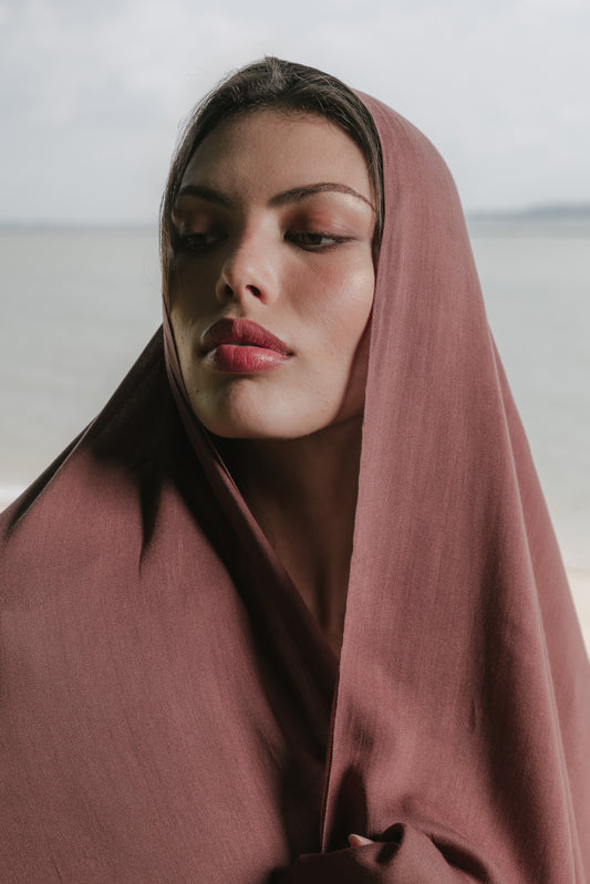 Modal Shawl | Umber