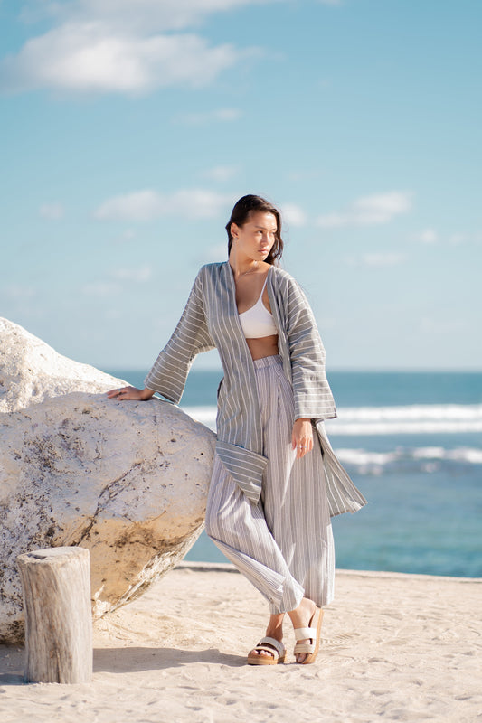 Isla Kimono Cardigan | Grey