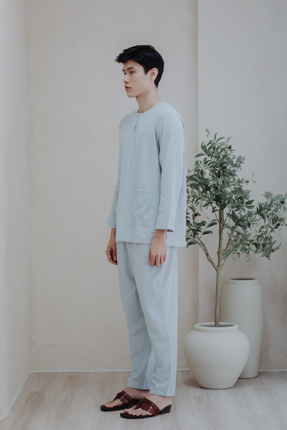 Adam Kurung Set | Sage