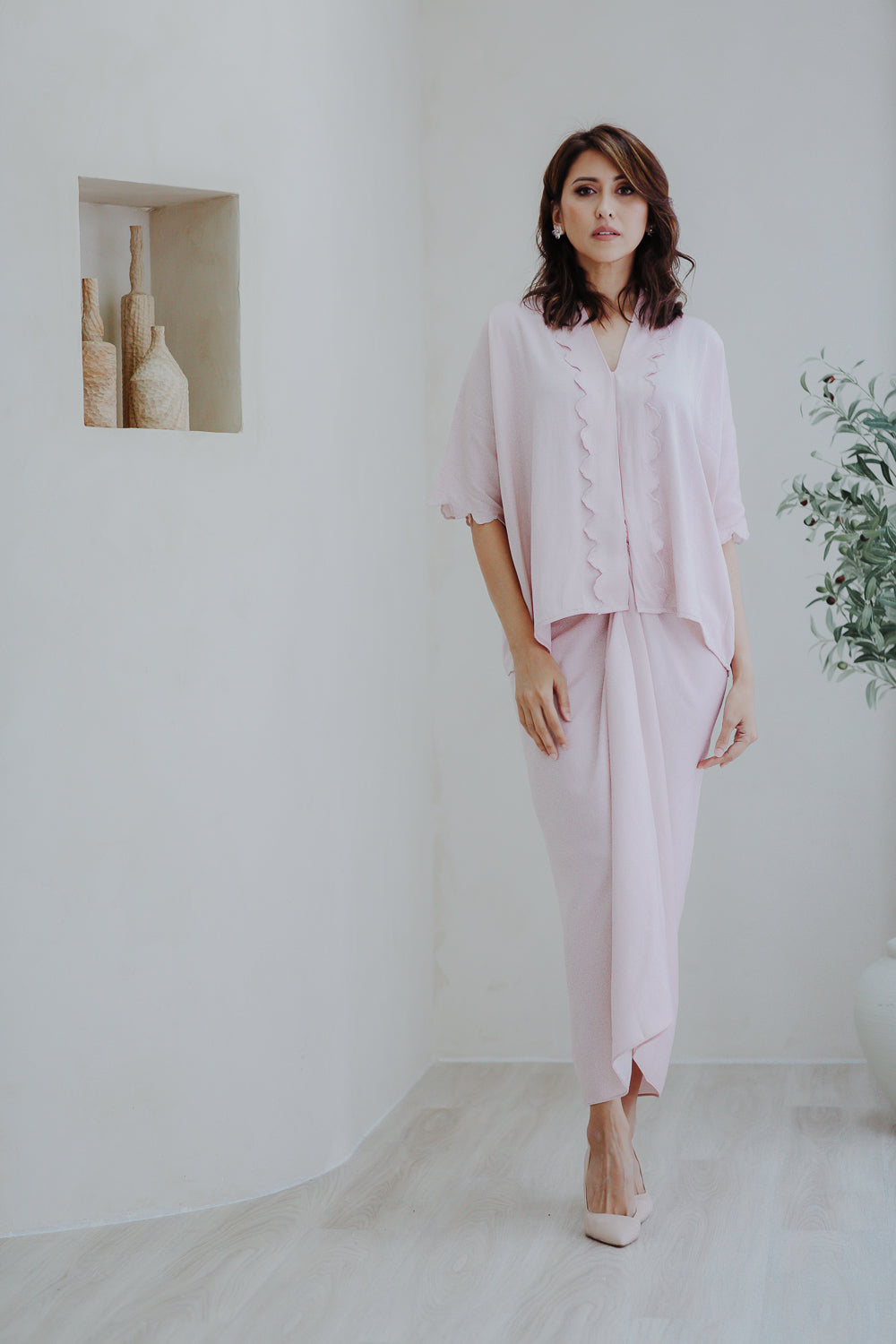 Melur Kurung | Blush