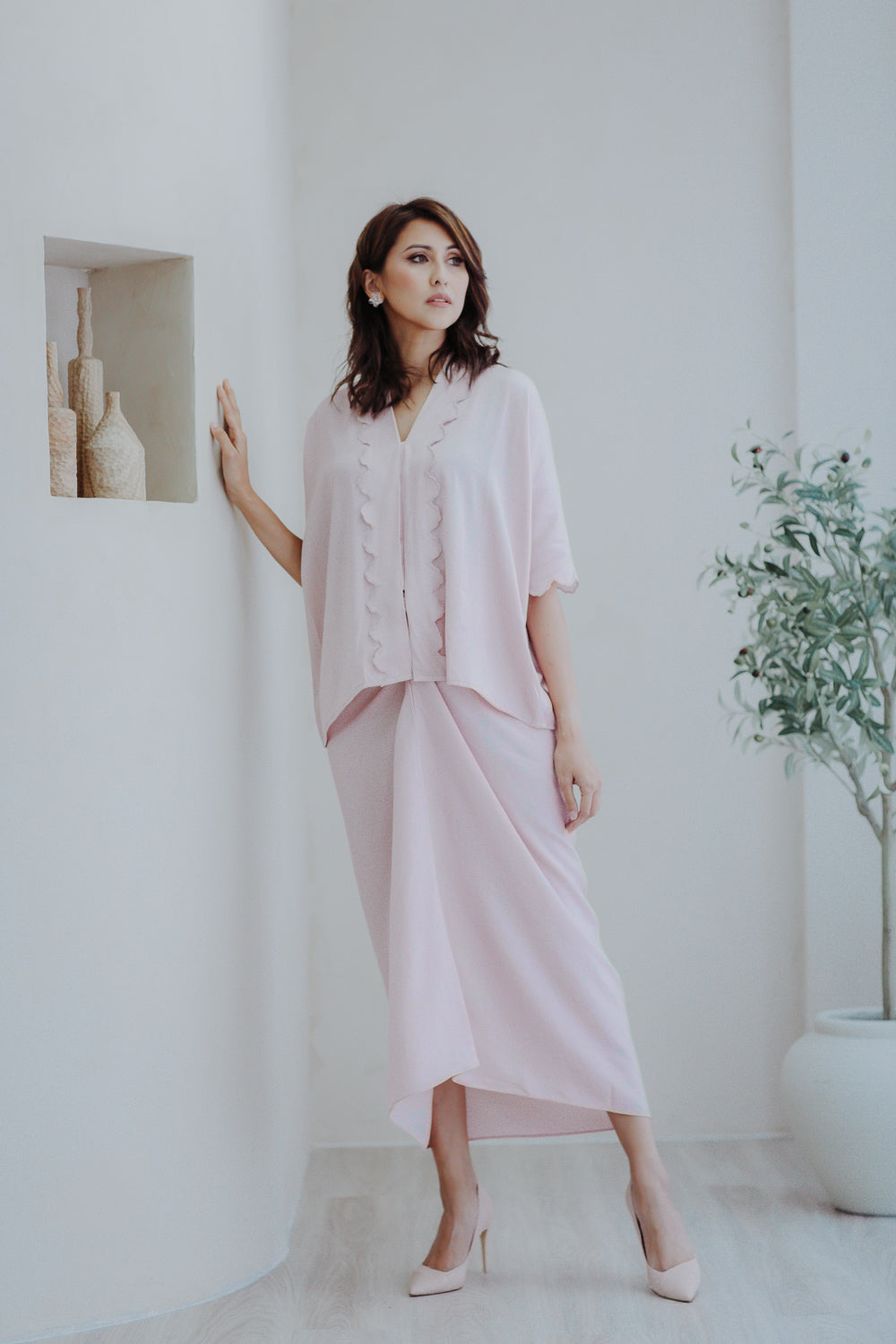 Melur Kurung | Blush