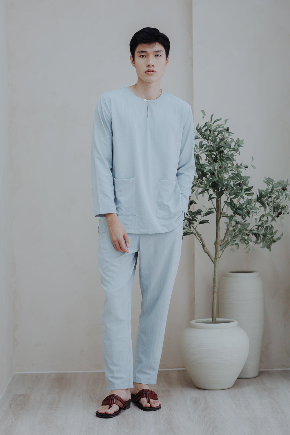 Adam Kurung Set | Sage