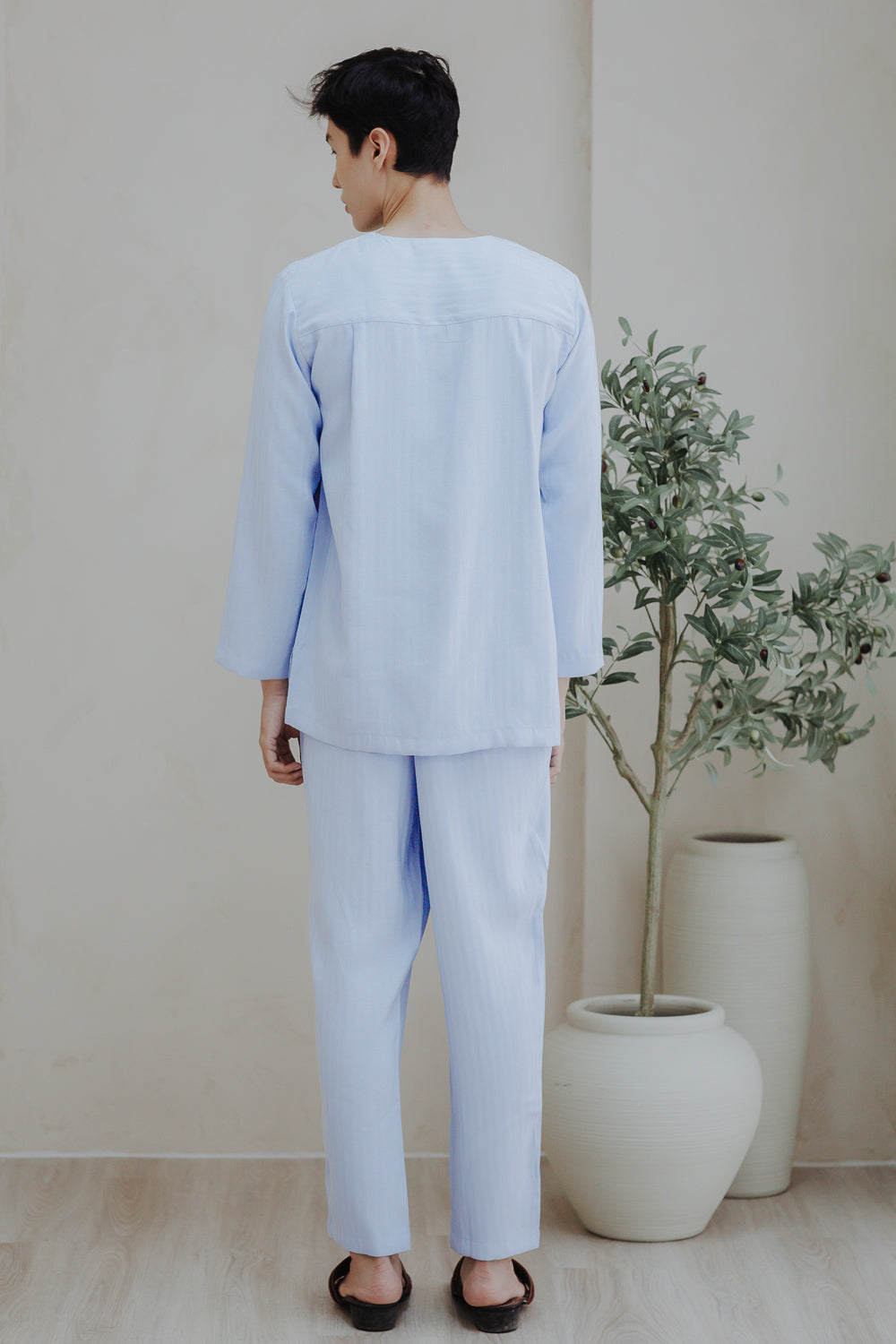 Adam Kurung Set | Sky