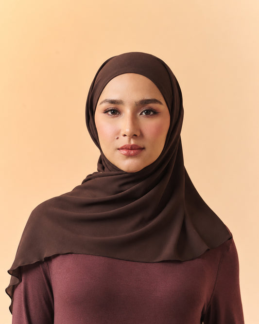 Naya Instant Triangle Shawl | Espresso