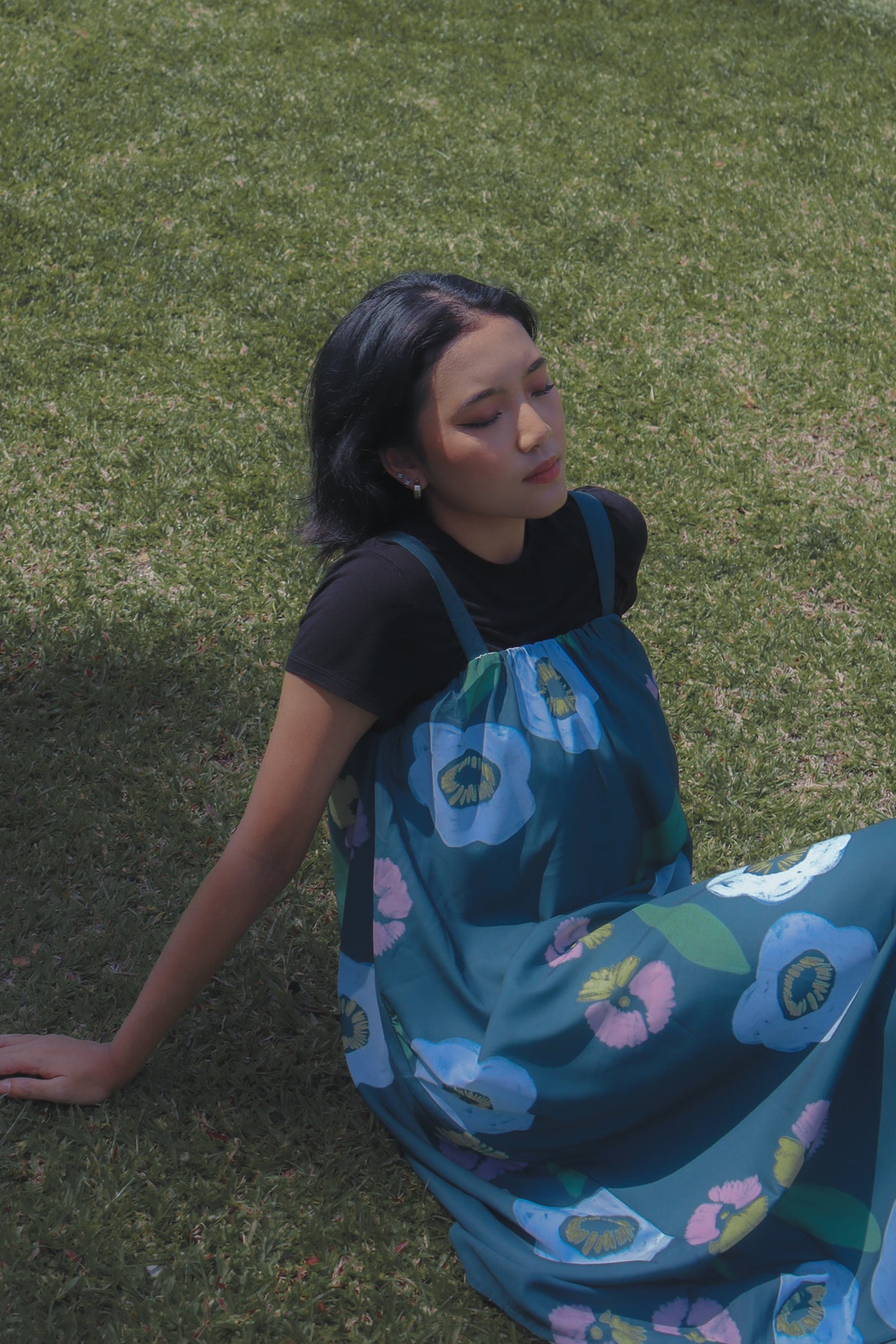 Lydia Printed Dress | Olive