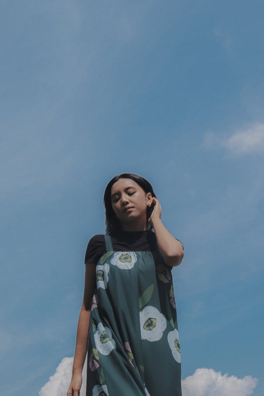 Lydia Printed Dress | Olive