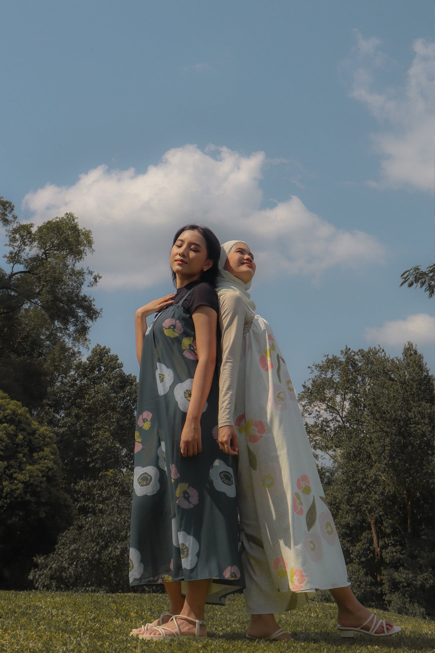 Lydia Printed Dress | Olive