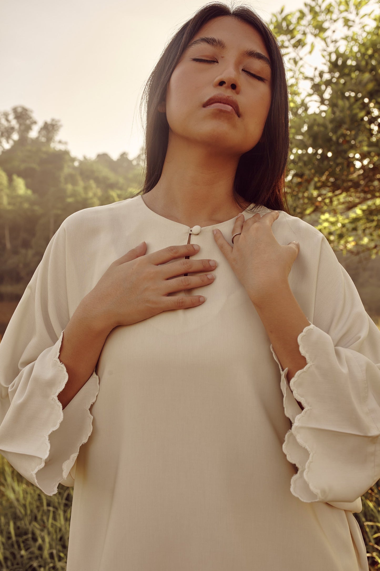 Marissa Kurung | Ivory