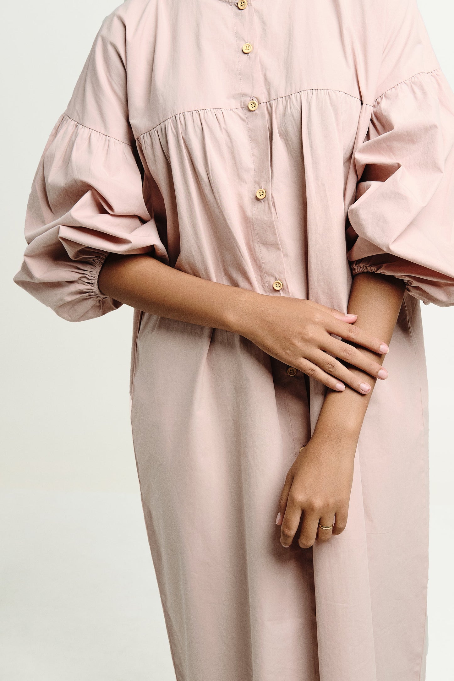 Ivory Dress | Dusty Pink