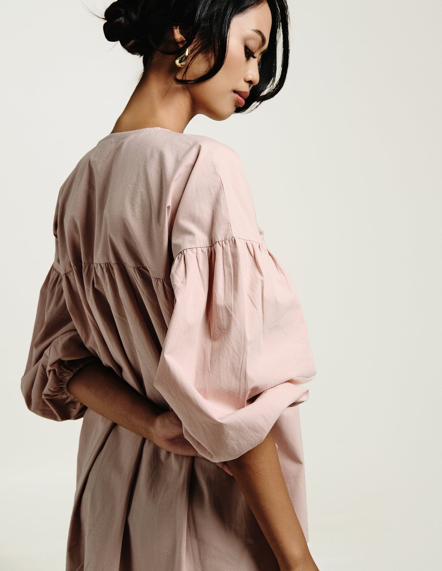 Ivory Dress | Dusty Pink