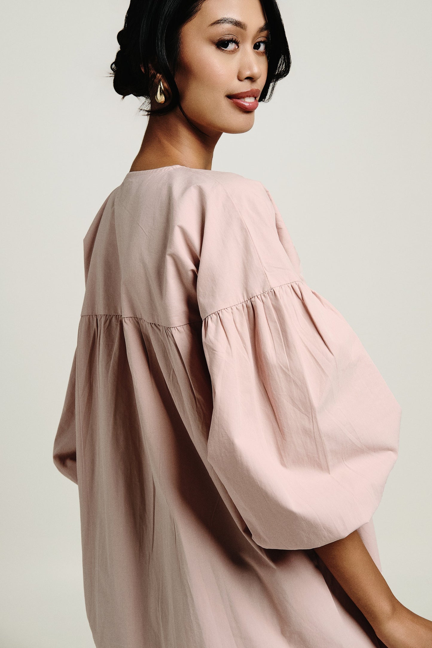 Ivory Dress | Dusty Pink