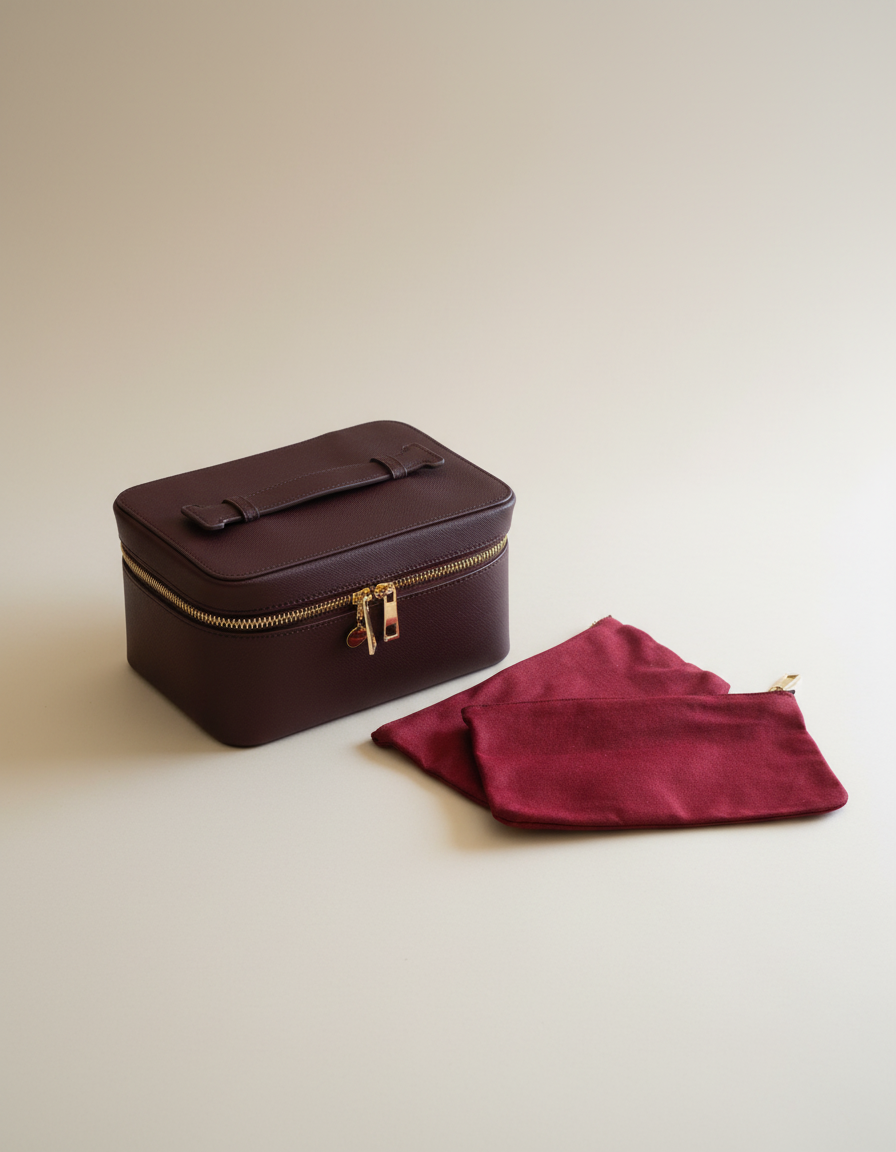 Liora Vanity Bag | Merlot
