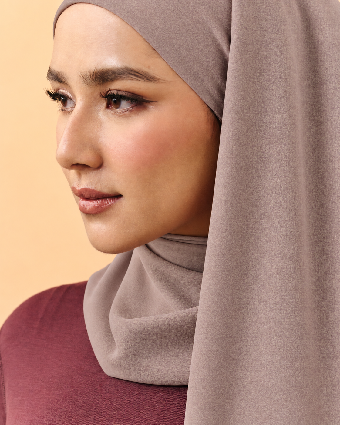 Naya Instant Triangle Shawl | Taupe