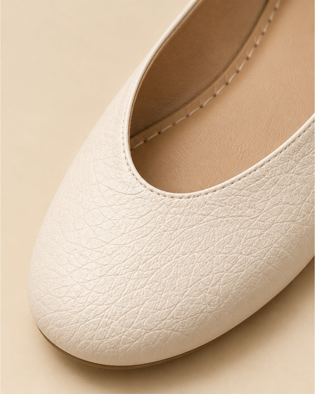 Lune Ballet Flats | Écru