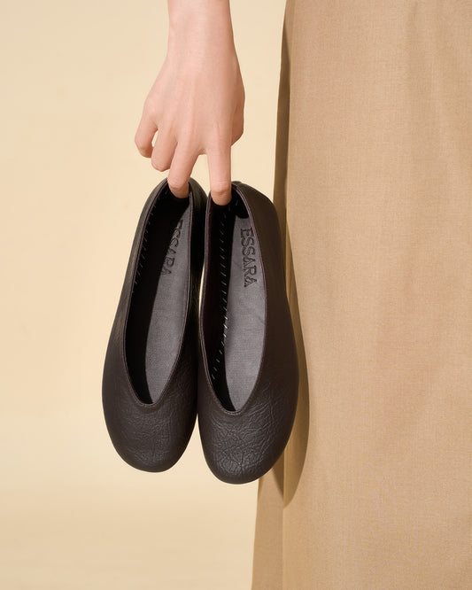 Lune Ballet Flats | Cacao