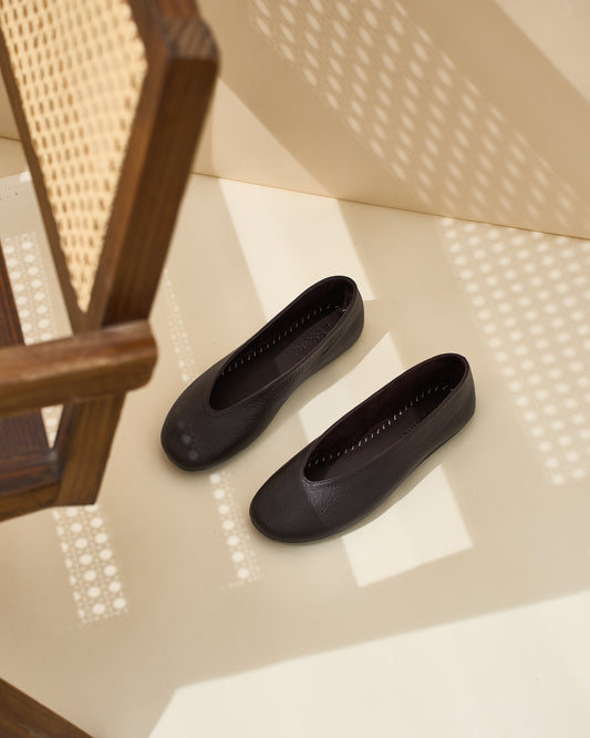 Lune Ballet Flats | Cacao